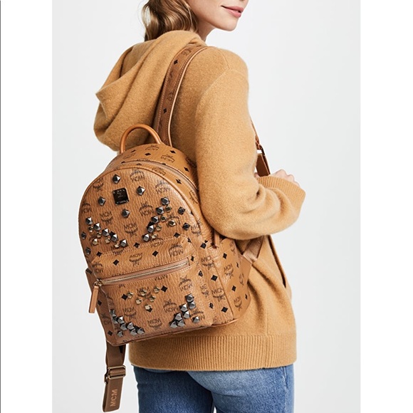 MCM small stark stud backpack - Picture 11 of 12